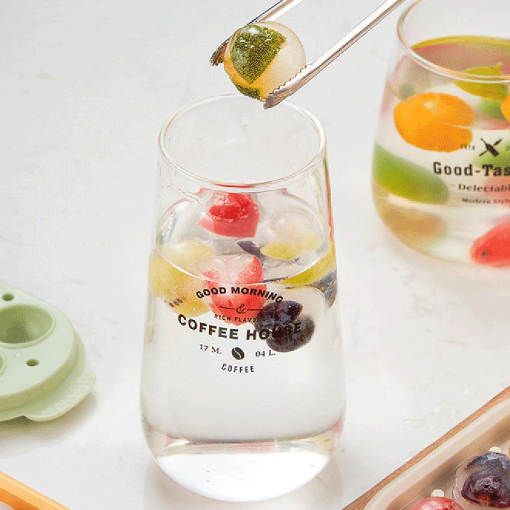 Küche Silikon Ice Cube Tray 6 Loch Ice Ball Form Mit Deckel Cocktails Whiskey Ice Ball Maker Küche Utensilien Kalt trinken Party