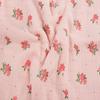 135x100cm Small Floral Double Gauze Cotton Sewing Texture Crepe Fabric, Making Home Wear Pajamas Cloth