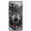 Per Custodia Infinix Hot 50 5G Fiori Morbido Silicone TPU Antiurto Custodie per Telefono per Infinix X6720 Animali Lupo Cool Copertura Protettiva