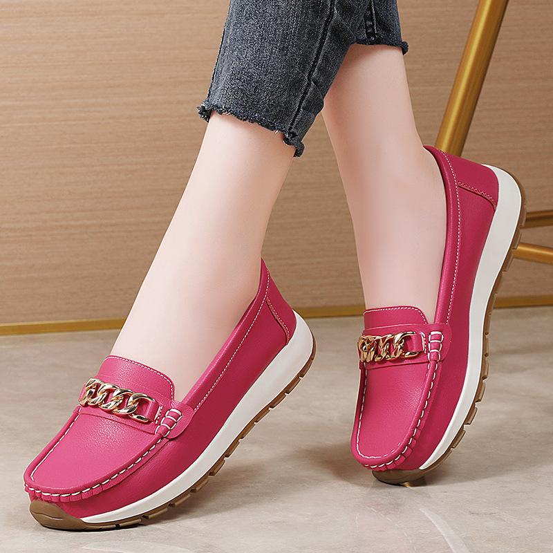 Dámské PU kožené mokasíny Penny Mokasíny Klasické mokasíny Ležérní Nazouvák Pohodlné Lehké vycházkové boty Řídící člun pro ženy Polobotky