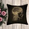 Decorative Pillowcase Anatomical Skeleton Fall Pillow Cover  Cushion Covers for Bed Pillows Pilow Cases Cushions Home Decor