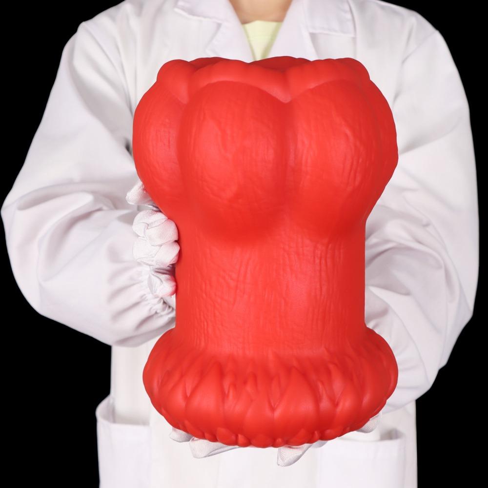 Transparent Hollow Butt Plug, Extra Large Silicone Anal Tunnel, Couples Sex Toys for Beginners to Advanced