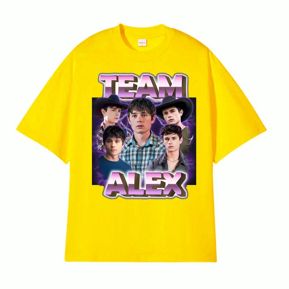 Team Alex Walter Vintage Cowboy Ranch Merch T Shirts Unisex Women Fashion Summer Short Sleeve Tshirt 100 Cotton Oversized T Shirt