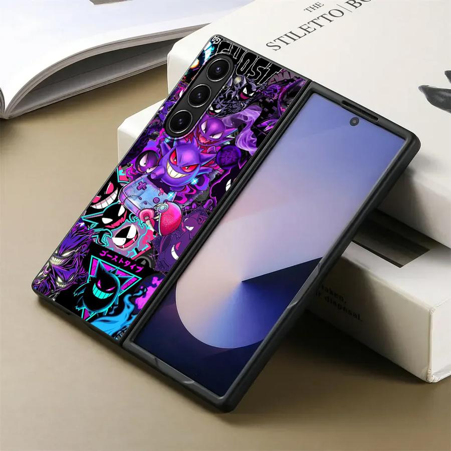 

Hot Pokemon Gengar Case for Samsung Galaxy ZFold7 ZFold6 ZFold4 ZFold3 ZFold5 Z Fold 7 6 5 4 3 Back Phone Cover Galaxy Z Fold5