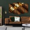 Five Piece Picture Canvas Print Cuban Cigar