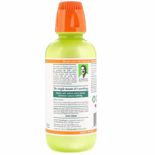 TheraBreath Dry Mouth Oral Rinse, Goggle, Broken Mint Tin, 473 Ml, Ships from Overseas