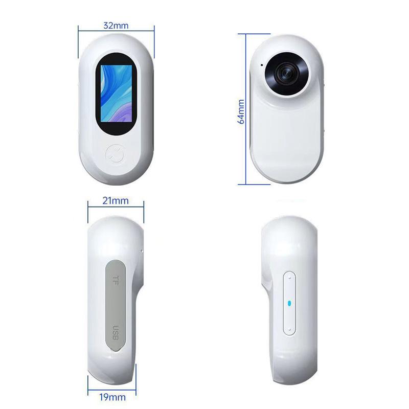 360° Rotating Magnetic Thumb Camera: 1080p HD with Image Stabilization for Outdoor Sports