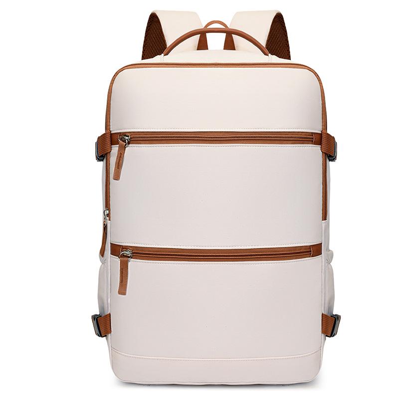 

Универсальный дорожный рюкзак большой вместимости для бизнеса и отдыха белый