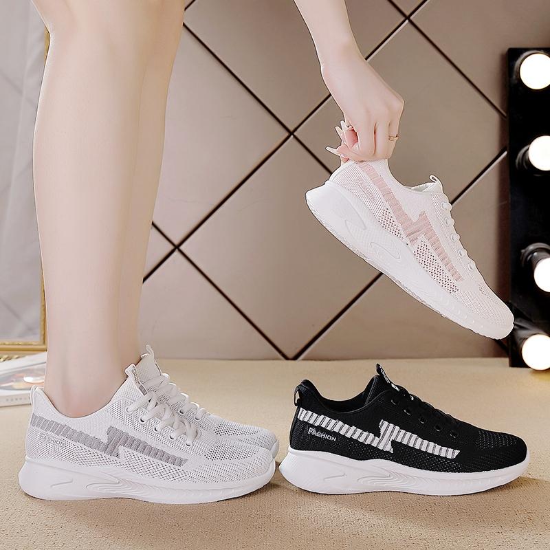 Fashion Woven Breathable and Comfortable Women's Sports Casual Running Shoes Fashionable and Popular Women's Casual Running Shoes