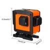 12 Lines Laser Level 3D Self-Leveling Wireless Remote 360° Horizontal Vertical Cross Lines With 4000mAh Battery Wall Bracket Nivel Laser