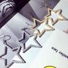 European & American Style Pearl Star Stud Earrings for Women