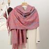 New Shawl Warm Winter Scarf Hijab Women Print Paisley Cashmere Pashmina Thick Wrap Head Neck Foulard Luxury  Blanket Echarpe