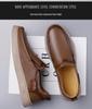 Chaussures décontractées à enfiler pour homme en cuir véritable Automne/Hiver 2025