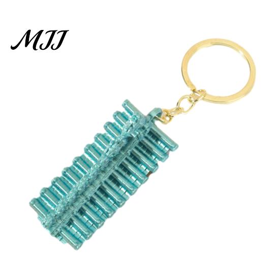 Creative Keychain Gift Pendant Forbidden City Rooftop Animal National Style Cultural Auspicious Keyring Chinese Retro Roof Design Key Holder