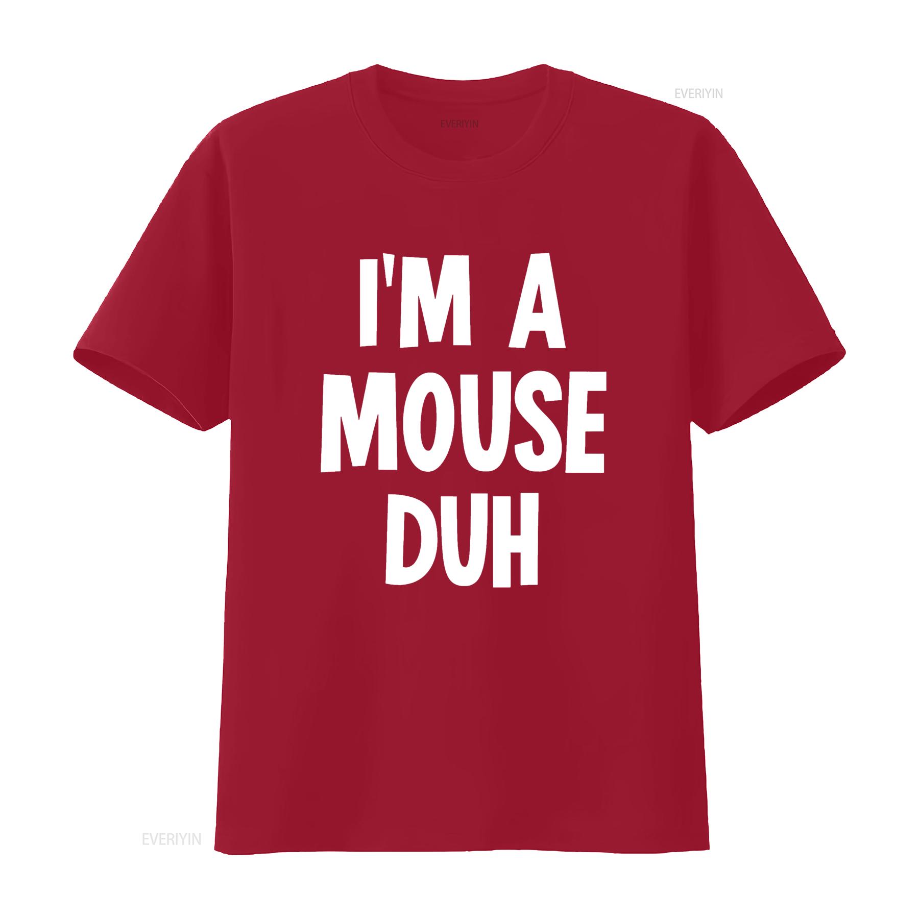 I m a Mouse Duh Halloween Costume T Shirt vintage Washed Unisex Soft Comfortable designer clothes Stylish Slightly Stretched S