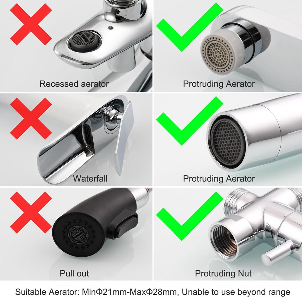 1pcs Faucet Aerator Filter Screen Disassembly Special Wrench Tool Indoor and Outdoor Stainless Steel Aerator Loosening Device