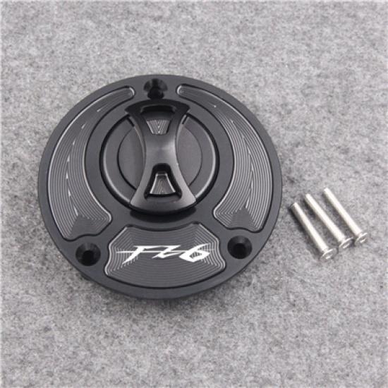 Keyless Motorcycle Fuel Gas Tank Cap Cover For Yamaha FZ 6 FZ6 FAZER 2004-2011 2005 2006 2007 2008 2009