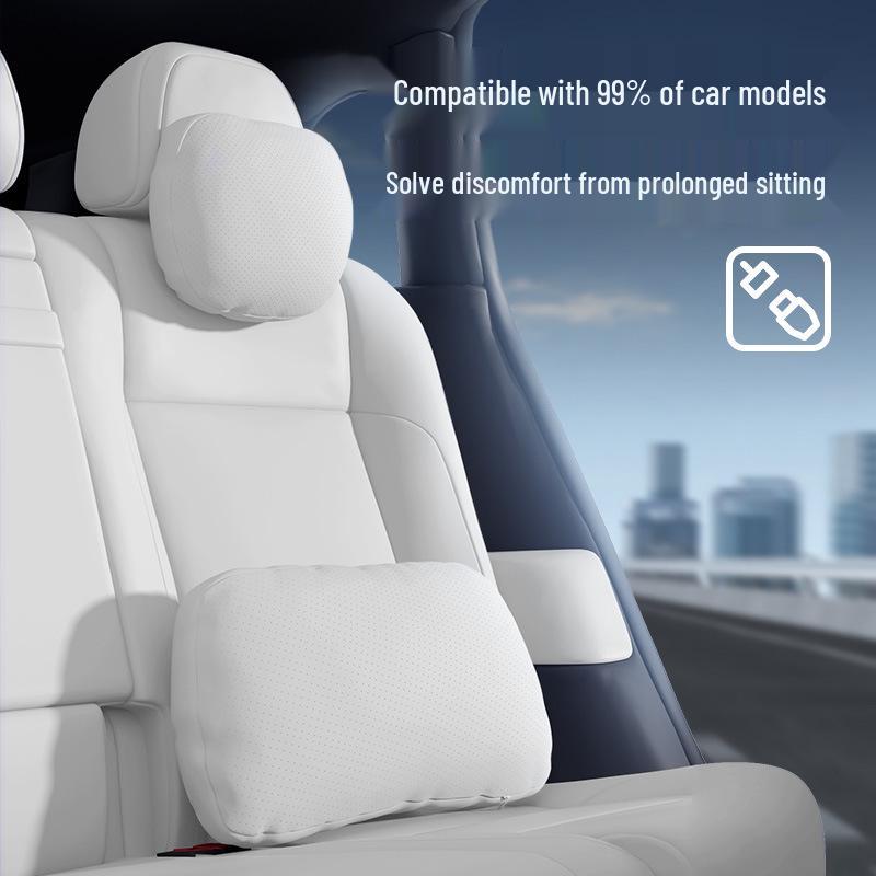 Yueyi 07 Headrest & Lumbar Support Neck Pillow: New Model for Essential Neck & Lumbar Protection in Car Interior Decoration