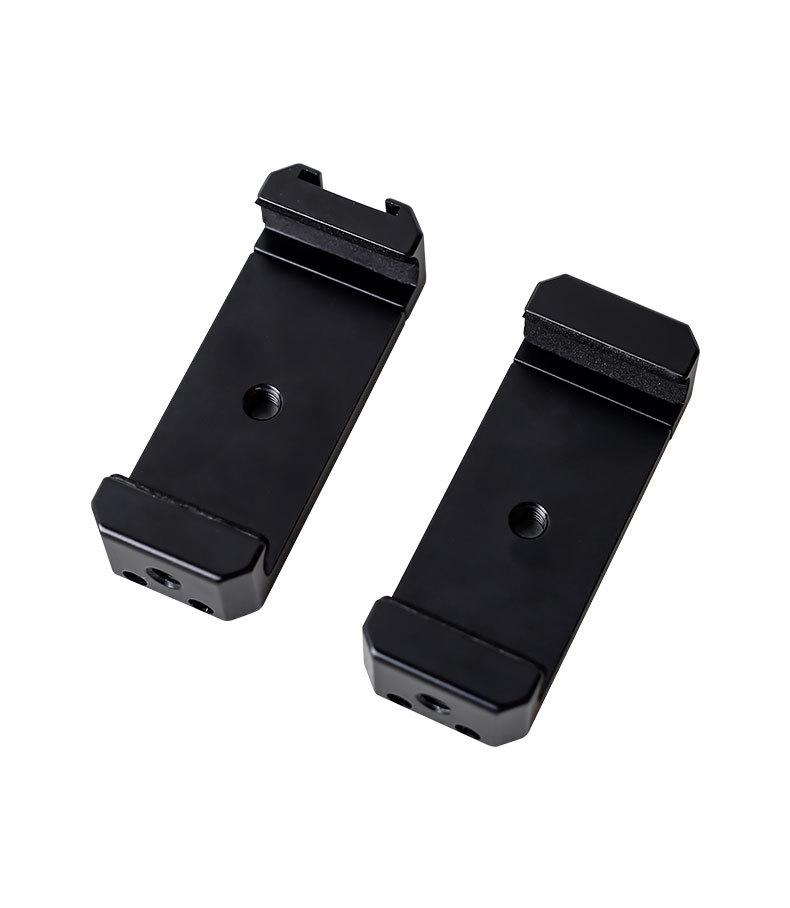 Desktop Photography Tripod Stand with Clip and Cold Shoe Mount for Smartphones