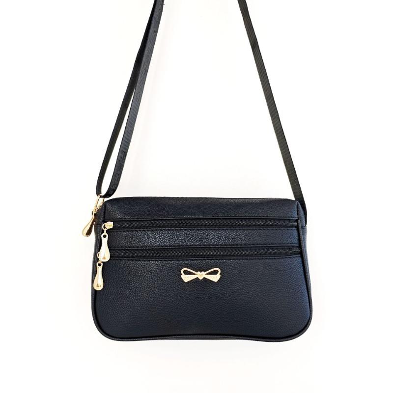Big Bag Summer New Solid Color Soft Leather Medium and Old Mother Bag Large Capacity Oblique Span Shoulder Women's Bag