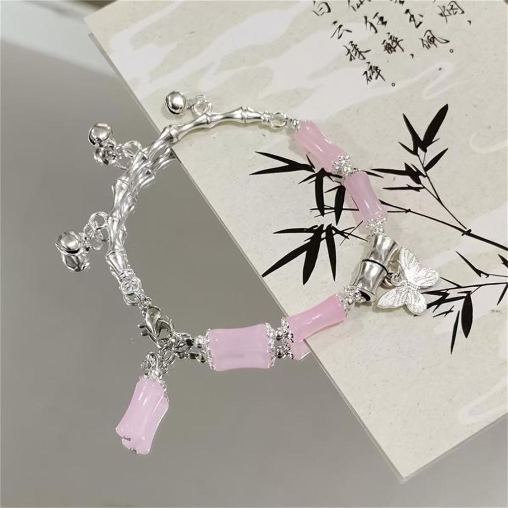 Cold Moonlight Deign Bamboo K Butterfly Bracelet Female Veratile Hore Bamboo Tudent Couple Bracelet Acceorie