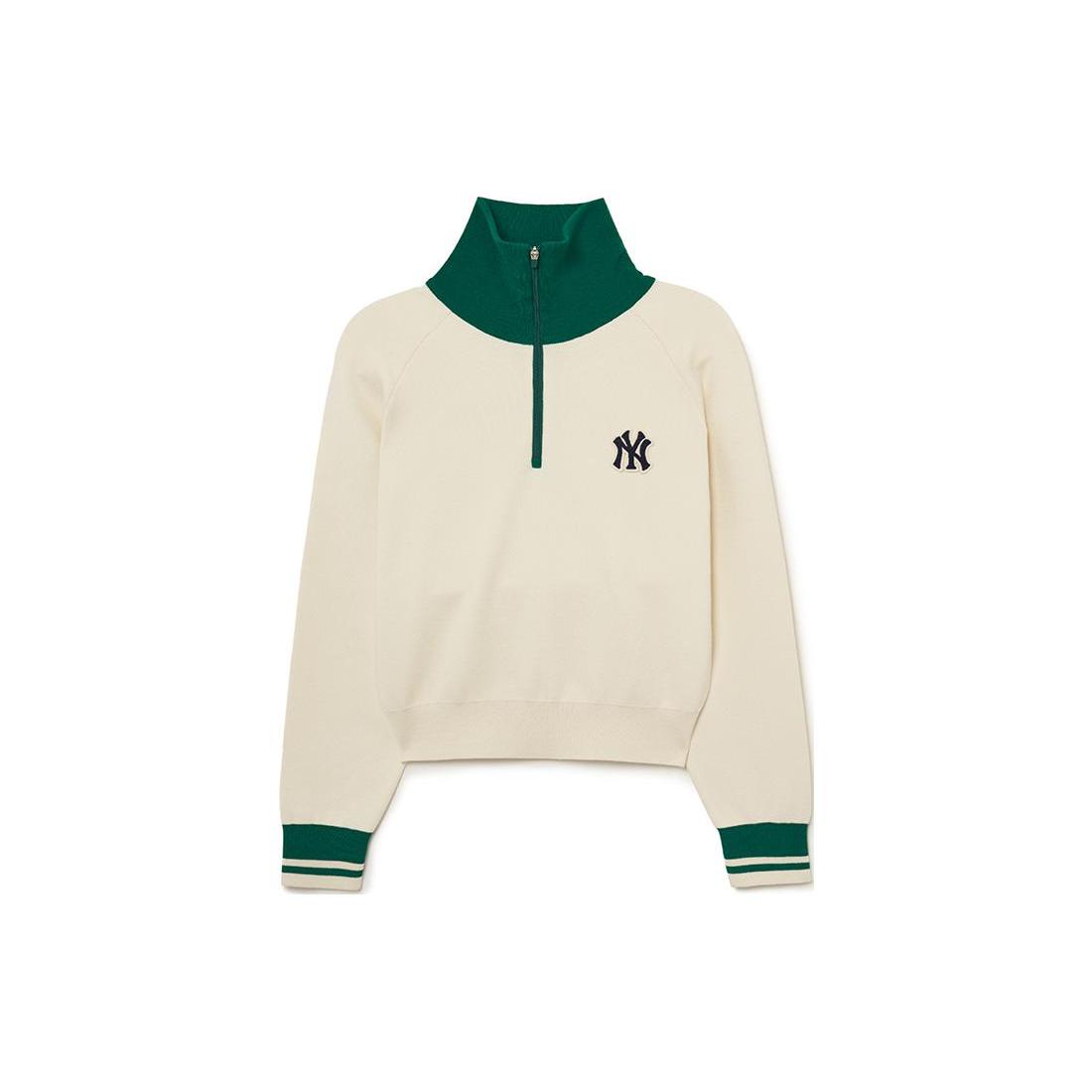MLB College Style Series Knitwear Unisex Dark Cream Turtleneck Moderate Other 3FKPV0134-50CRD S