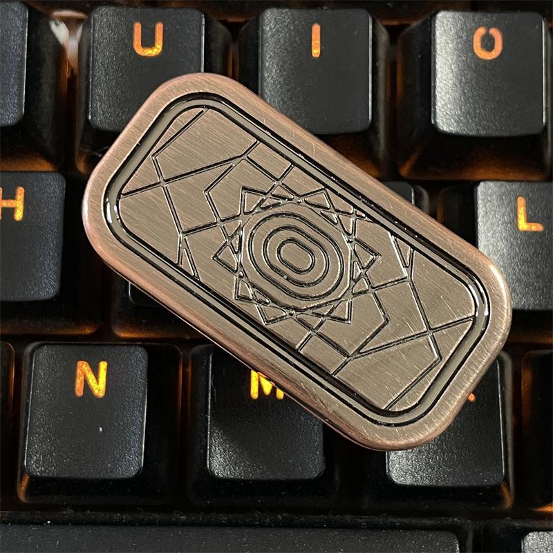 Whirlpool Three Layer Fidget Slider Adult EDC Metal Fidget Toy ADHD Hand Spinner Autism Anxiety Stress Relief Office Toys