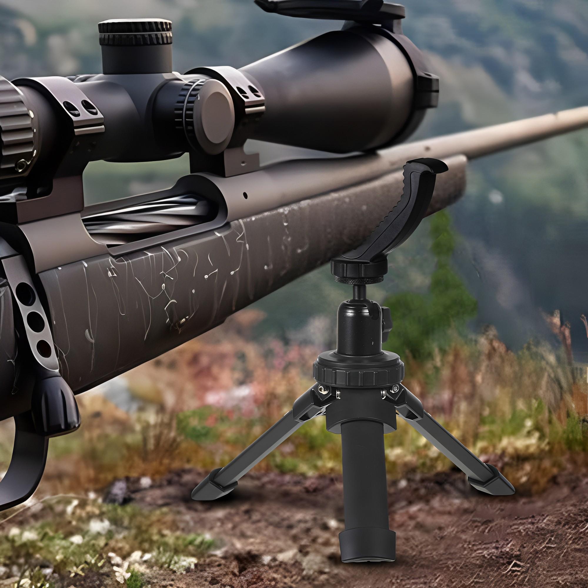 Прочный алюминиевый сплав, штатив-тренога с 360° вращением и антикоррозийной Y-образной вилкой