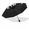 1pc Wolf Roar Fashionable Automatic Opening/Closing Folding Umbrella with 8 Bones, Windproof Portable, Daily Use068