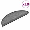 Vidaxl Nakładki Na Schody, 10 Szt., 56X17X3 Cm, Ciemnoszare