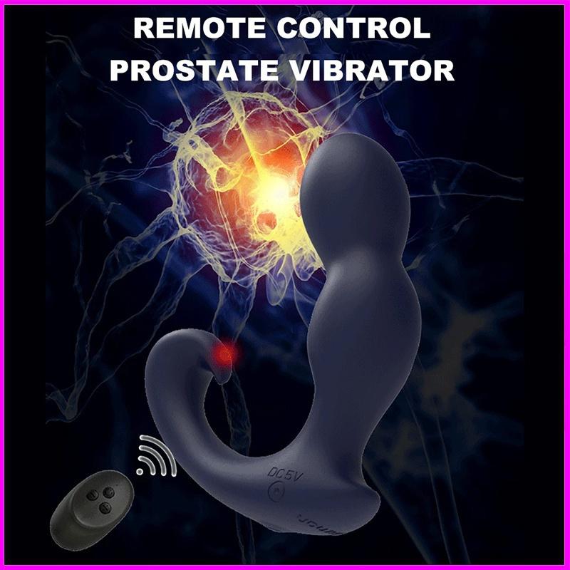 Male Prostate Massager 10 Speed Anal Vibrators for Men Male Masturbator Prostate Massage Remote Control Anal Butt Plug Erotic Adult SexToy for Women
