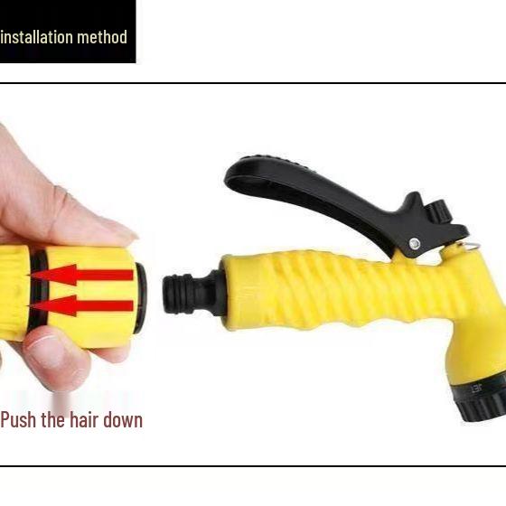 Multifunctional Garden Hose & Water Gun for Car Wash, Flowers, Vegetables, & Balcony Use
