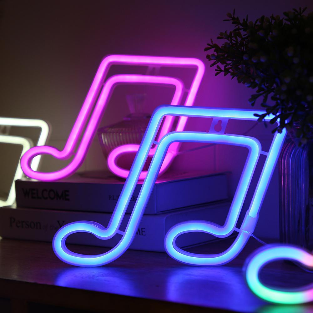 Night Light Note Buy Note LED Neon Night Light Sign Wall Art Hanging Lamp for Xmas ...