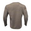 Men's Striped Henley Long Sleeve T-Shirt Slim Fit Versatile Base Layer for Autumn Winter