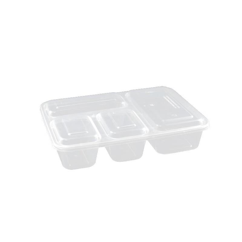 New Chinese Style Executive 4-Compartment Disposable Meal Box