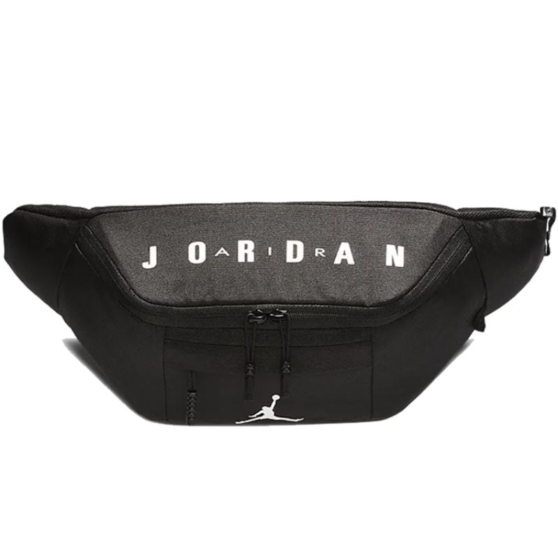 Jordan Polyester One Shoulder Crossbody Fanny Pack Regular Unisex Black Jordan 9A0092-023