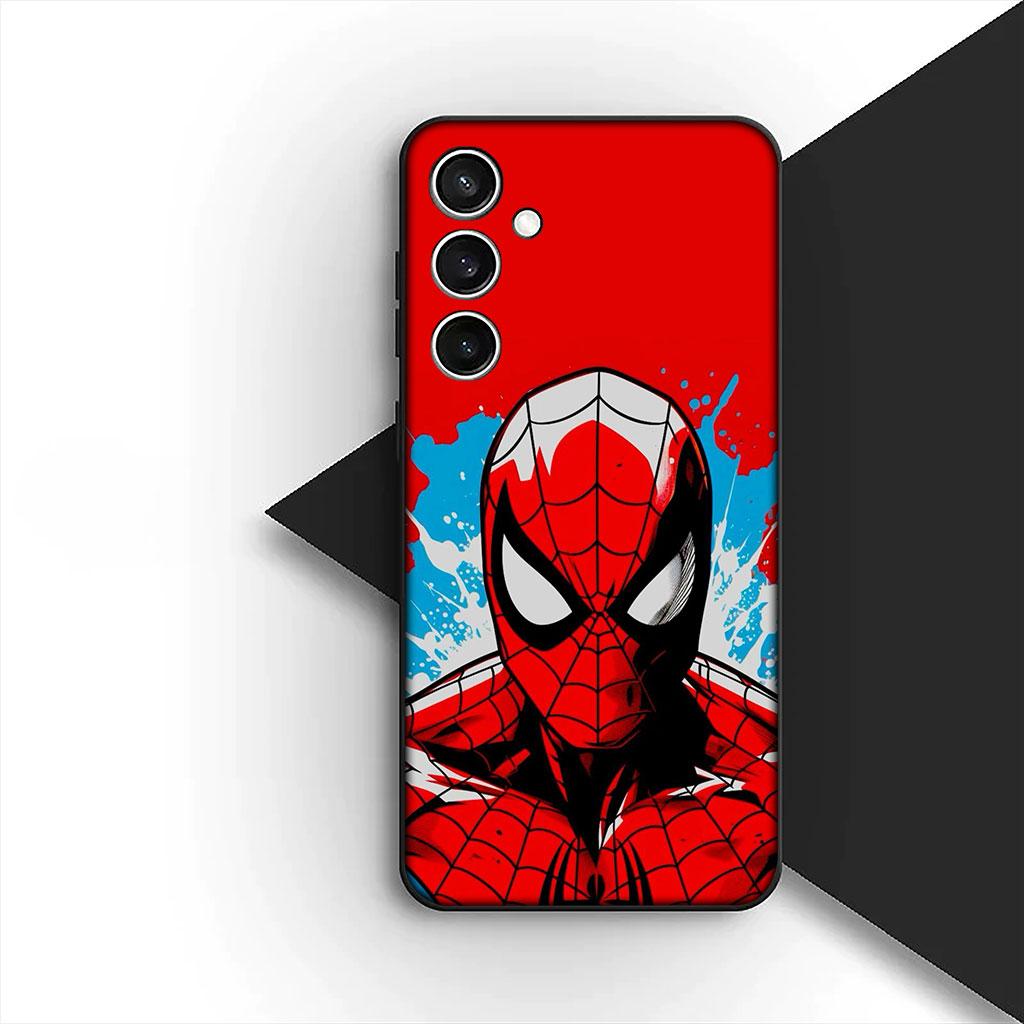 Phone Cover for Motorola Moto G86 G57 E14 E15 G14 G34 G35 G84 G24 A54 G15 Power E22 Casing Soft Case Spider Man Marve Spiderman