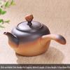 Clay Teapot with Lid and Handle for Electric or Charcoal Stove