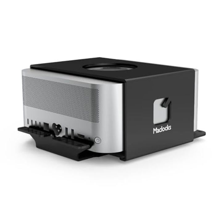 Support de sécurité - MACLOCKS - Mac Studio - Aluminium - Mécanisme de sécurité avec clé - Montage VESA