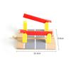New Wooden Train Track Adapter Rail Building Block Connector Compatible All Brand Wood Railway Wooden Train Track Accessories