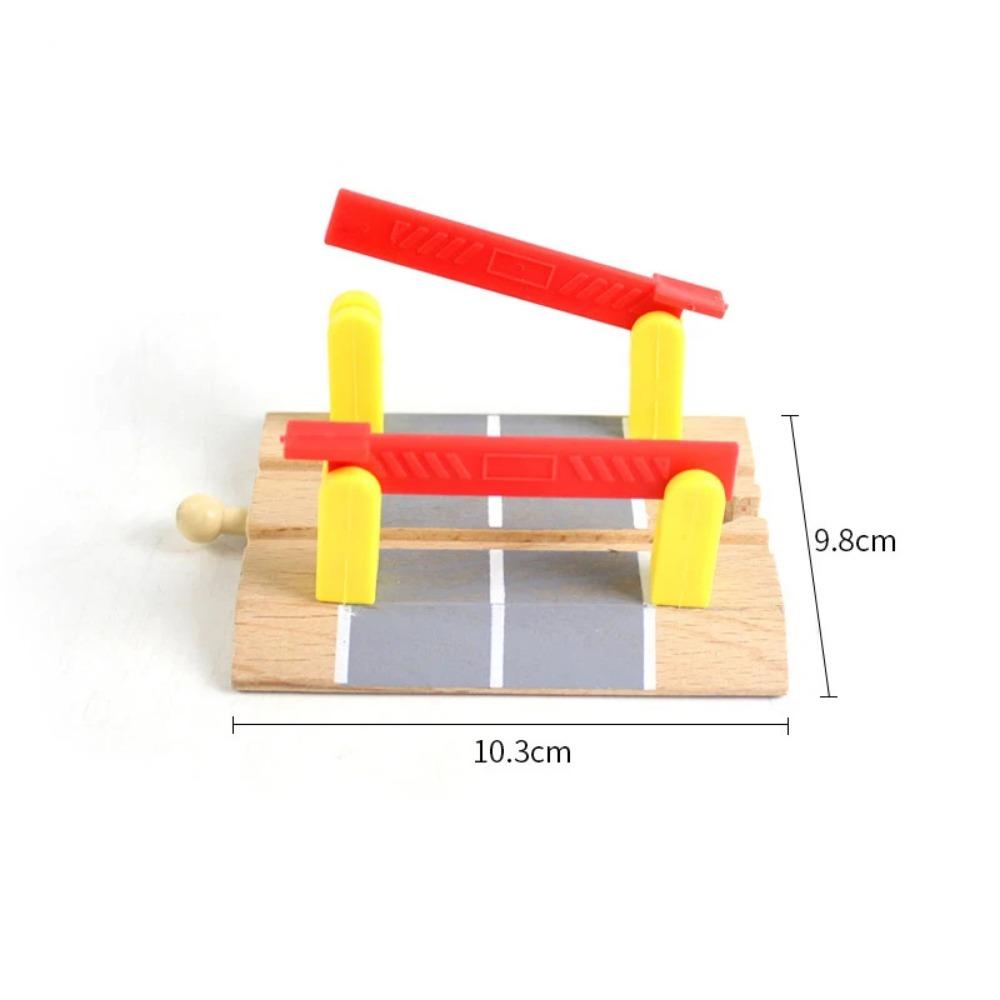 New Wooden Train Track Adapter Rail Building Block Connector Compatible All Brand Wood Railway Wooden Train Track Accessories