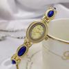Trendy Oval Stone Bracelet Women's Watch - Versatile Fashion Accessory