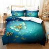 Blue Butterfly Duvet Cover Set King Size 220x240 Double Bed Single 3D Queen Bedding Sets Pink Full Twin Quilt Linen Pillowcase