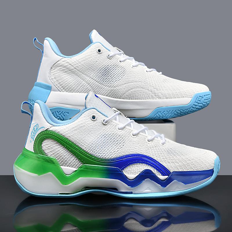 Training Basketball Boot Cozy Outdoor Rebound For Male Mesh Ultralight Plush Unisex Basketball Shoes Lace Up For Men