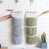 Wall Hanging Three-Pocket Storage Bag for Dormitory Home Organization - Efficient Space Saver for Closets And More