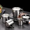 Stainless Steel Coffee Mug Portable Tea Cup High Quality Water Cup  Camping Travel
