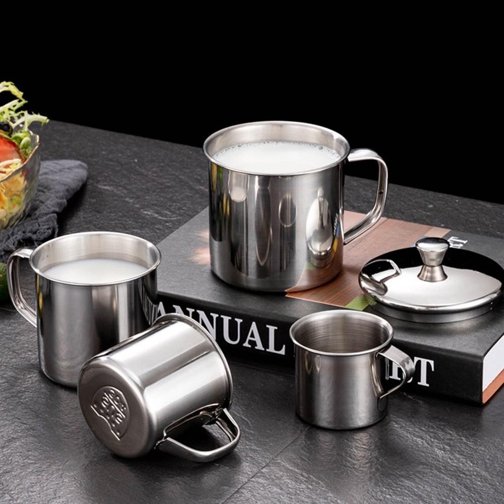 Stainless Steel Coffee Mug Portable Tea Cup High Quality Water Cup  Camping Travel
