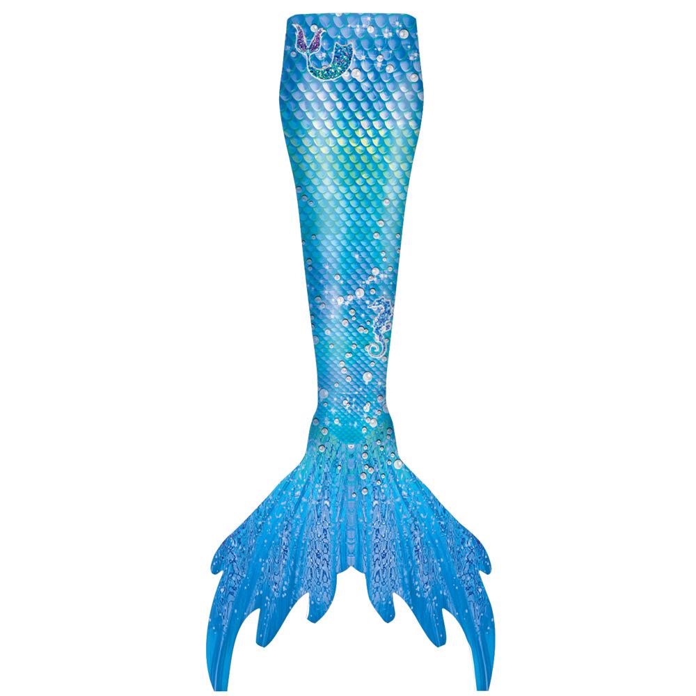 Costum de baie Costum de Prințesă Sirena pentru Copii cu Coadă - Stil Nou pentru Fete