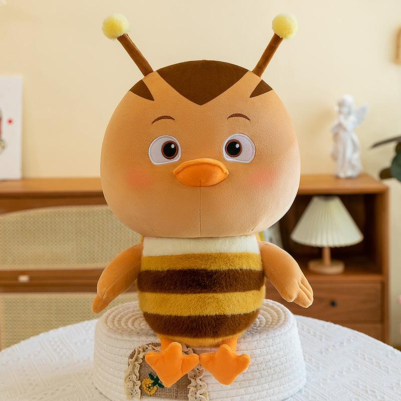 New cute chicken squad plush toy bee turned into doll grab machine doll children's doll gift