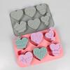 Six-Hole Heart Silicone Chocolate Mold